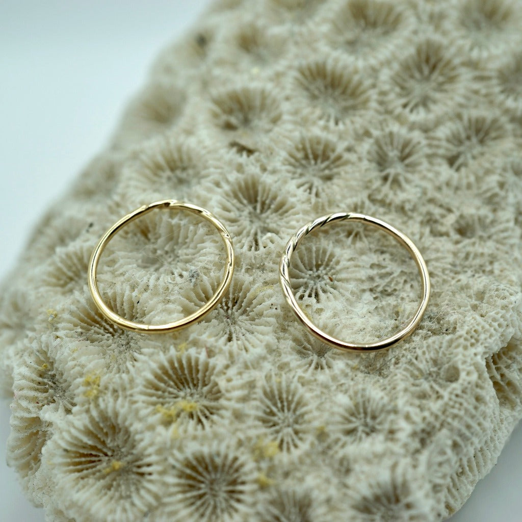 Antique Gold Tie Pin Rings