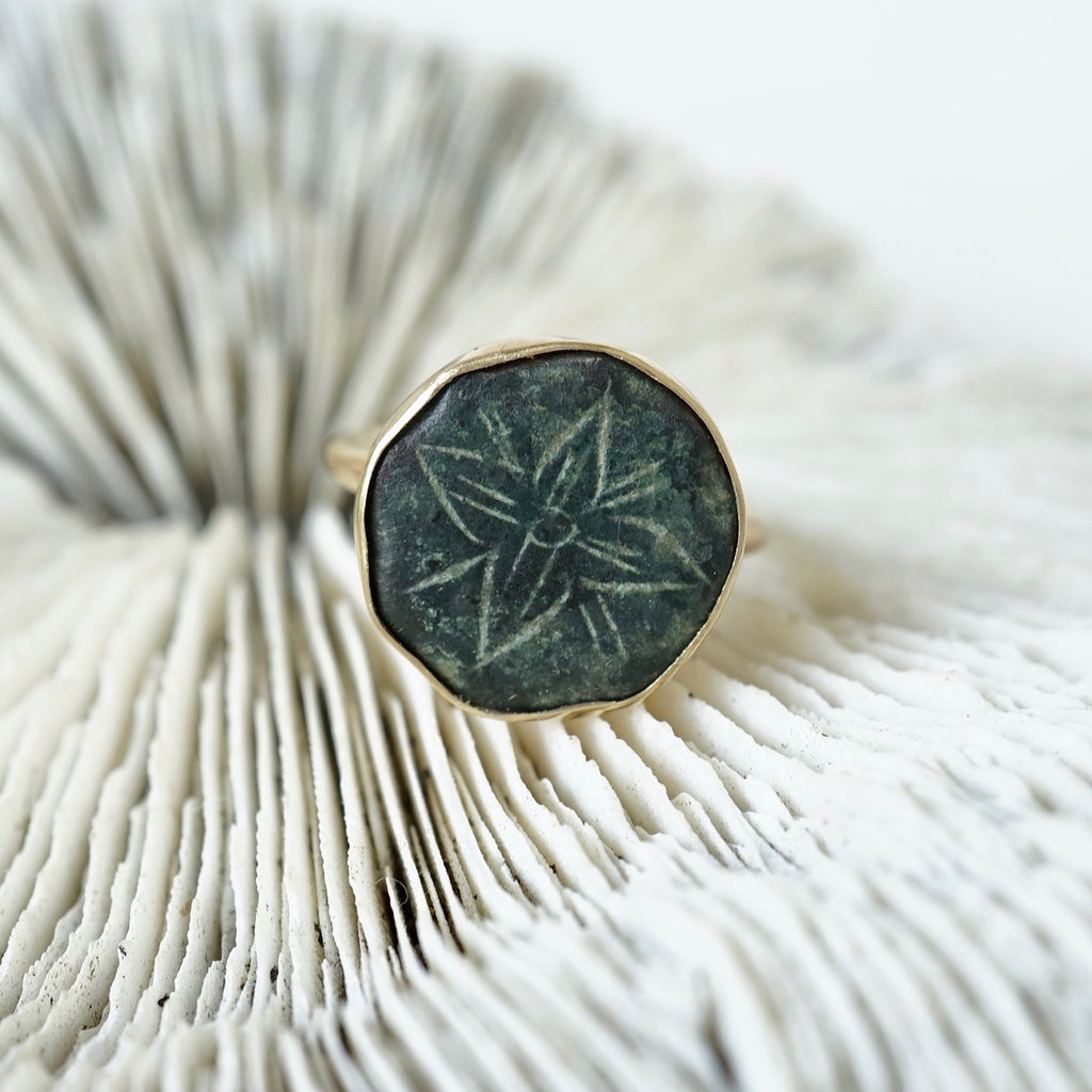 Gold and Bronze Little Star Ring Badger's Velvet