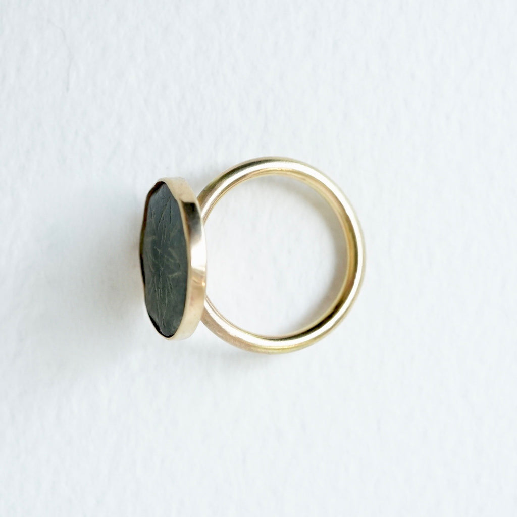 Gold and Bronze Little Star Ring Badger's Velvet