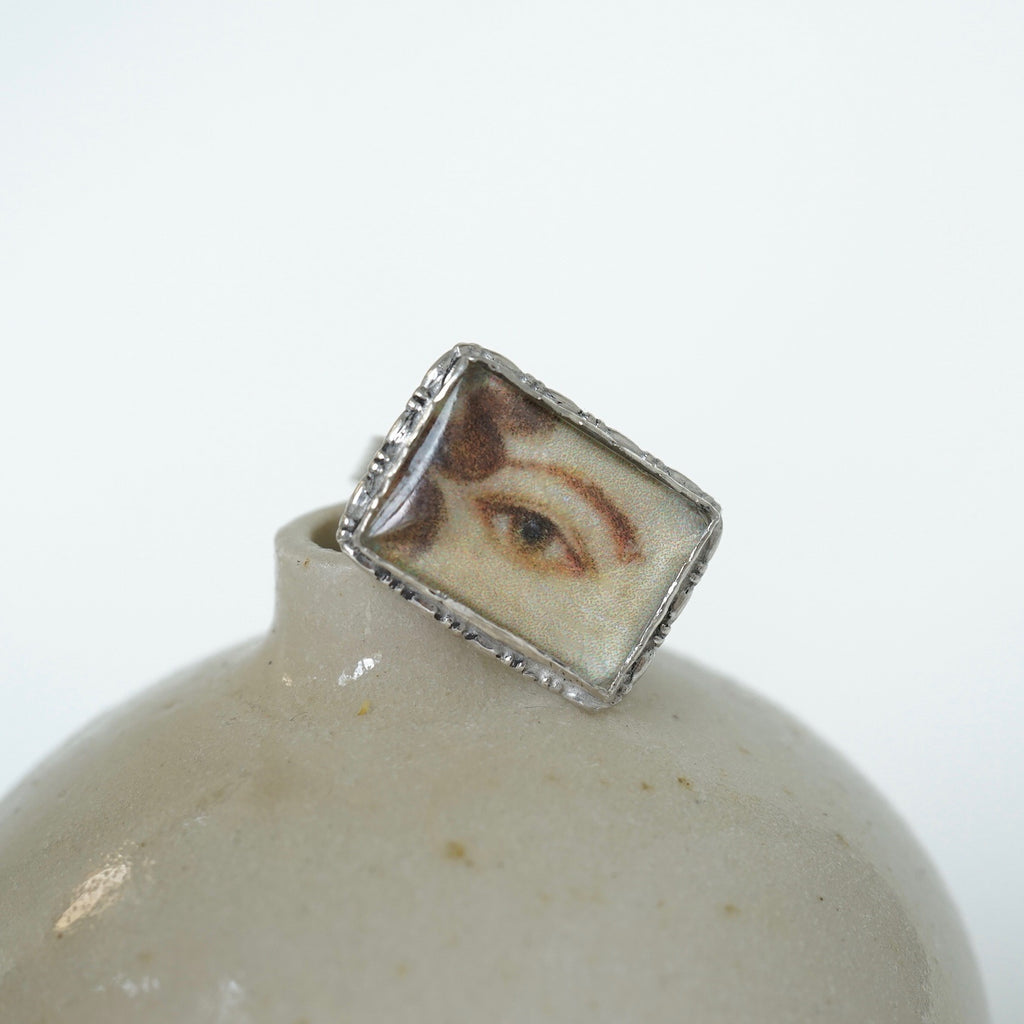Lover's Eye Silver Ring