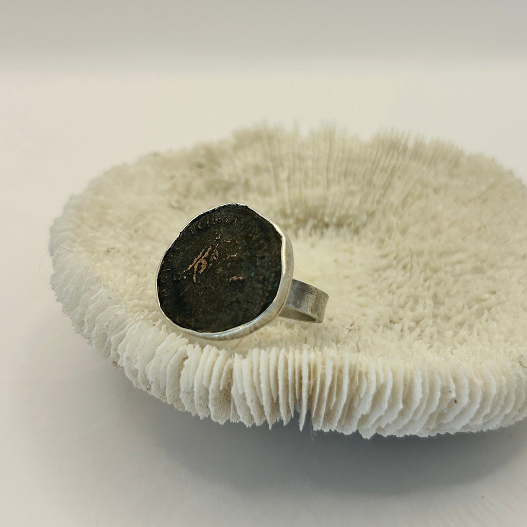 Ancient Roman Coin Ring