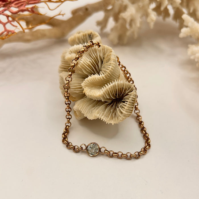 Victorian Belcher Chain and Diamond Bracelet