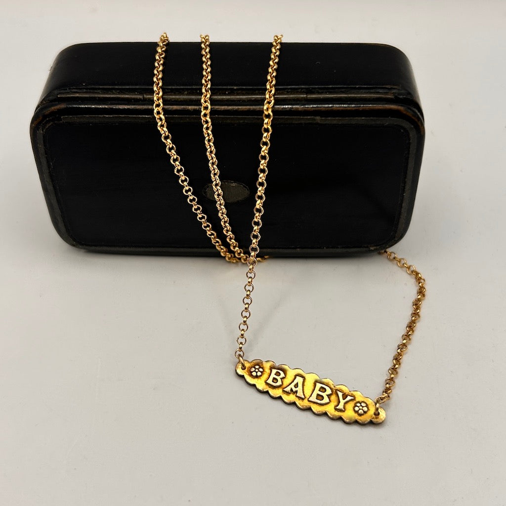 Gold BABY Necklace