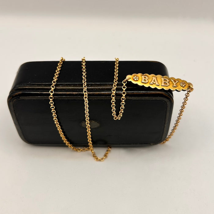 Gold BABY Necklace