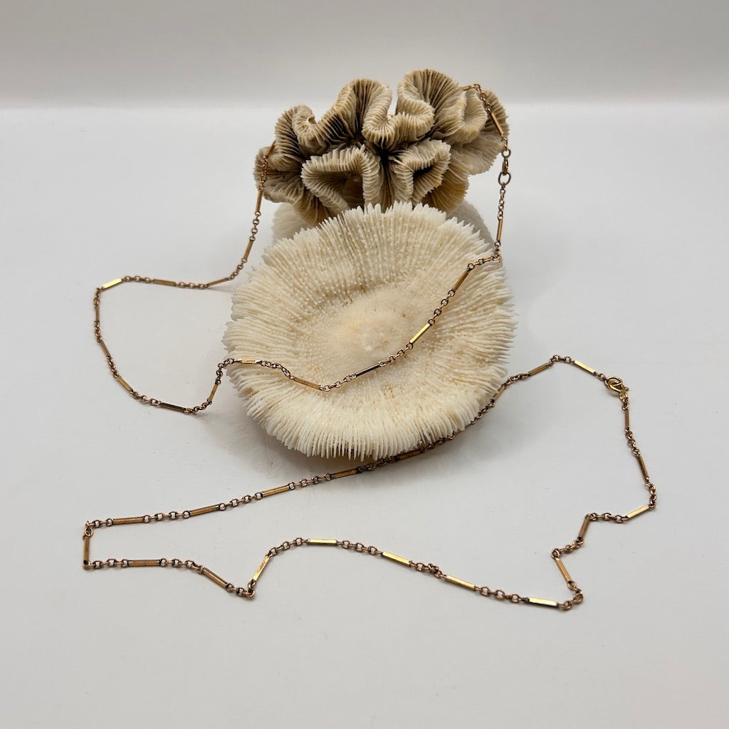 Victorian Bar and Chain Necklace Two