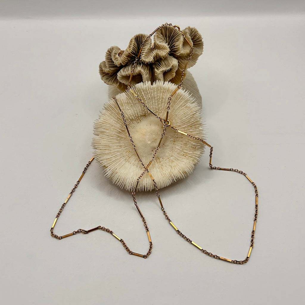 Victorian Bar and Chain Necklace Two