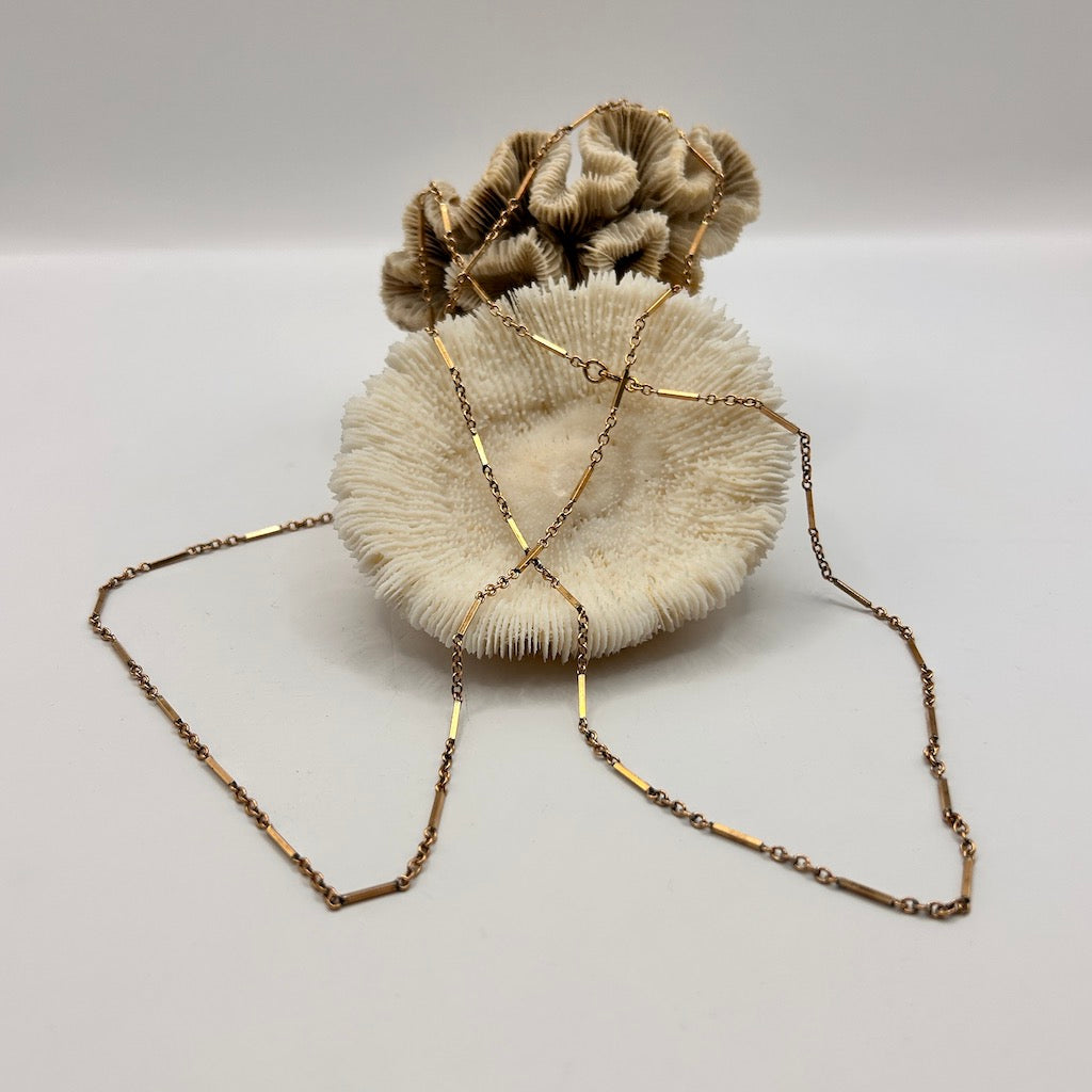 Victorian Bar and Chain Necklace Two