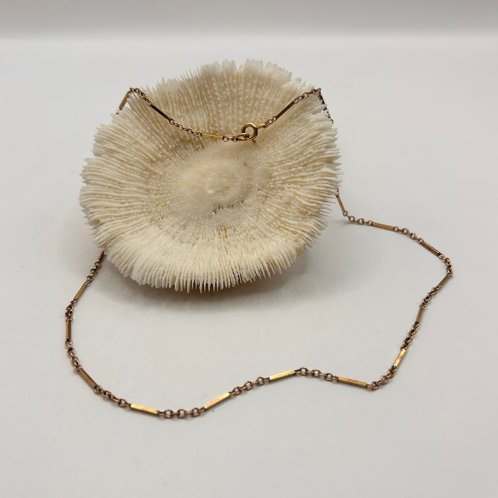 Victorian Bar and Chain Necklace One