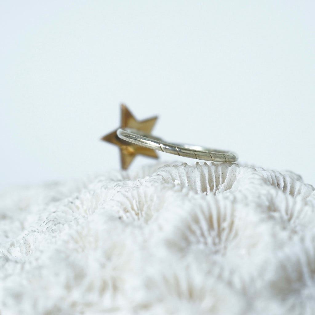 9ct Gold and Diamond Star Ring