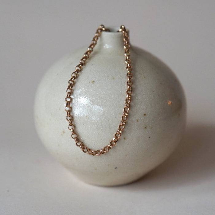 Late 19thC Gold Belcher Chain Bracelet