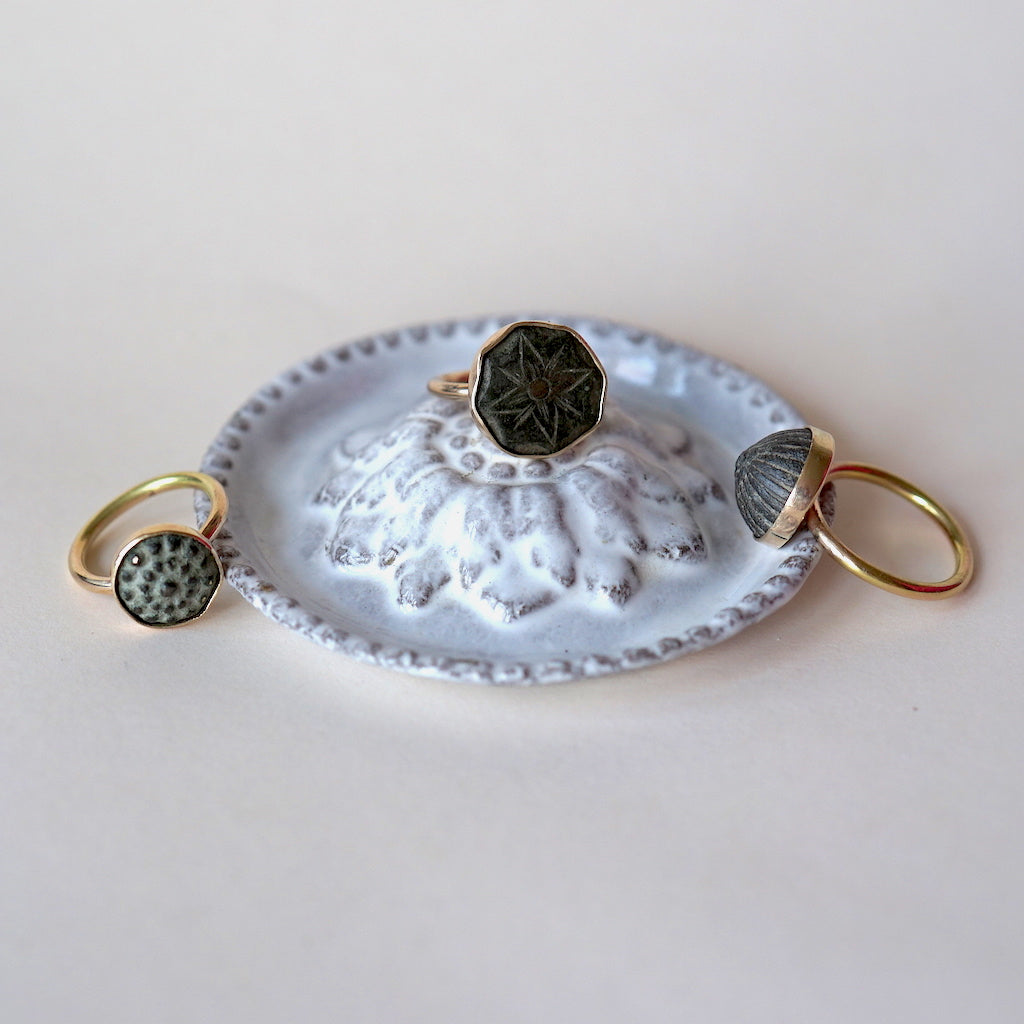 Gold and Bronze Dome Ring.