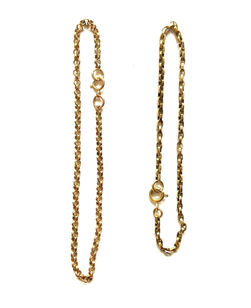 Late 19thC Gold Belcher Chain Bracelet