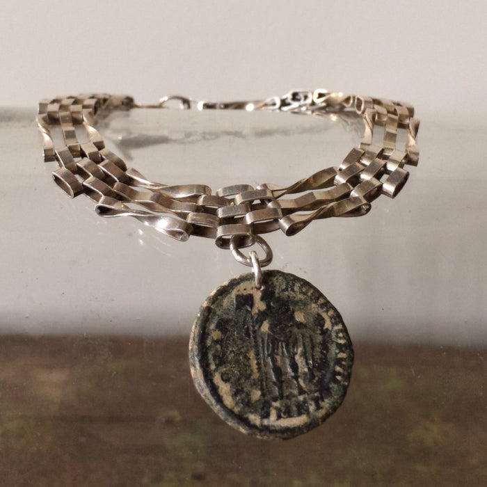 Roman Coin Gate Bracelet 