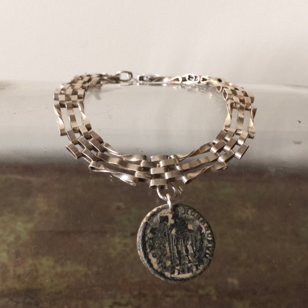 Roman Coin Gate Bracelet 