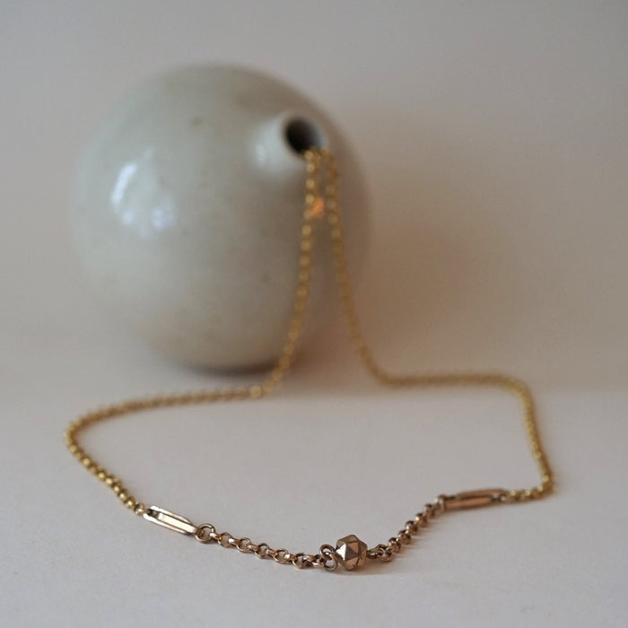 Vintage Ball and Bar Necklace