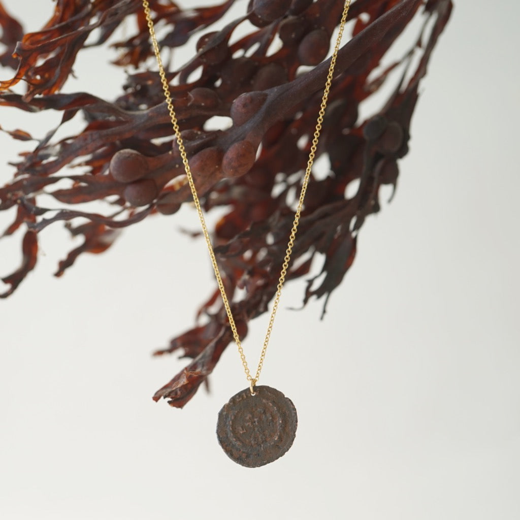 Roman Coin and Fine Belcher Chain Necklace