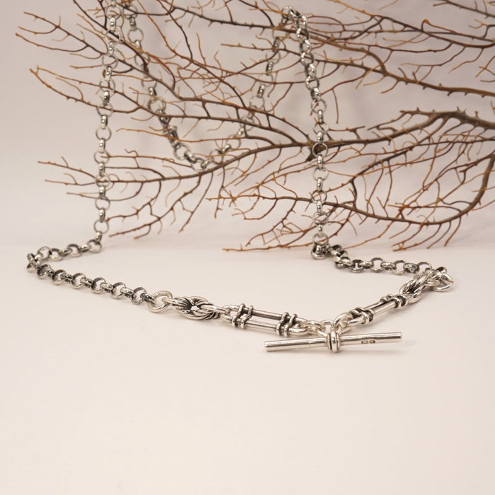 Trombone Chain necklace, Badgers Velvet