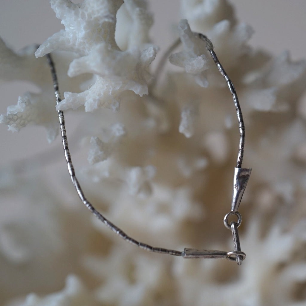 Baroque Pearl & Indian Silver Necklace Badger's Velvet